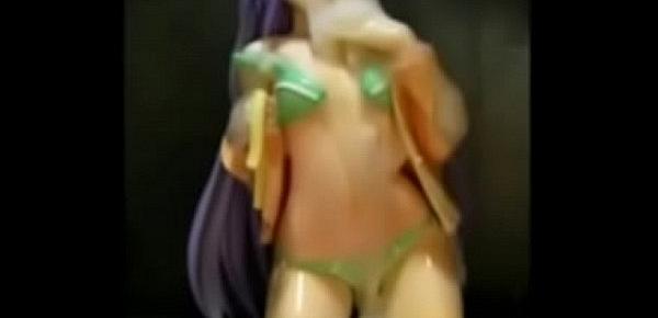  Guy cums on an action figure so many times it ends up looking like wax